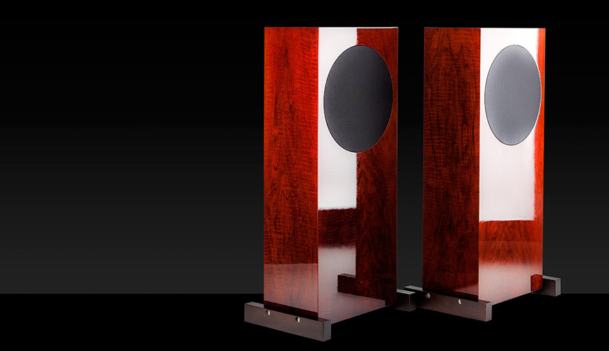 Soundstage wooden tower speakers